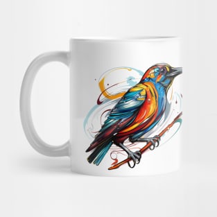 bird with pop art style Mug